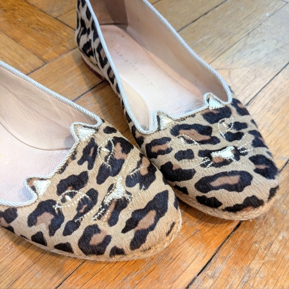 Charlotte Olympia kitty Leopard calf hair loafer Italy - Picture 15 of 16